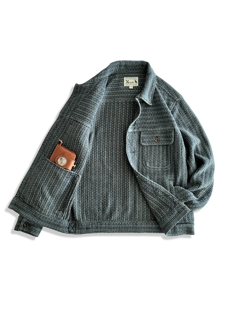 Japan Lifestyle And Culture - Veste en jean décontractée pour homme