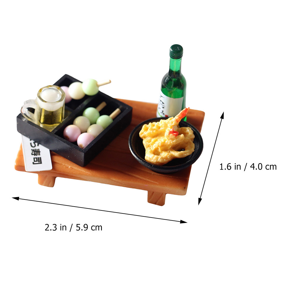Ensemble décoratif réaliste de - Japanese Lifestyle Food avis et prix