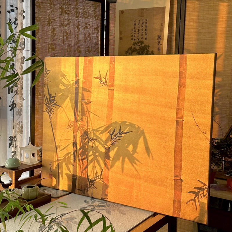 Peinture Antique en feuille d' - Japanese Living Lifestyle avis et prix