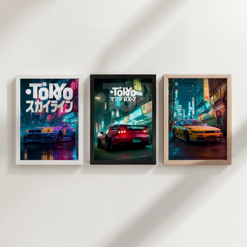 Affiche de voiture Vintage Tok - Japanese Tokyo Lifestyle avis et prix