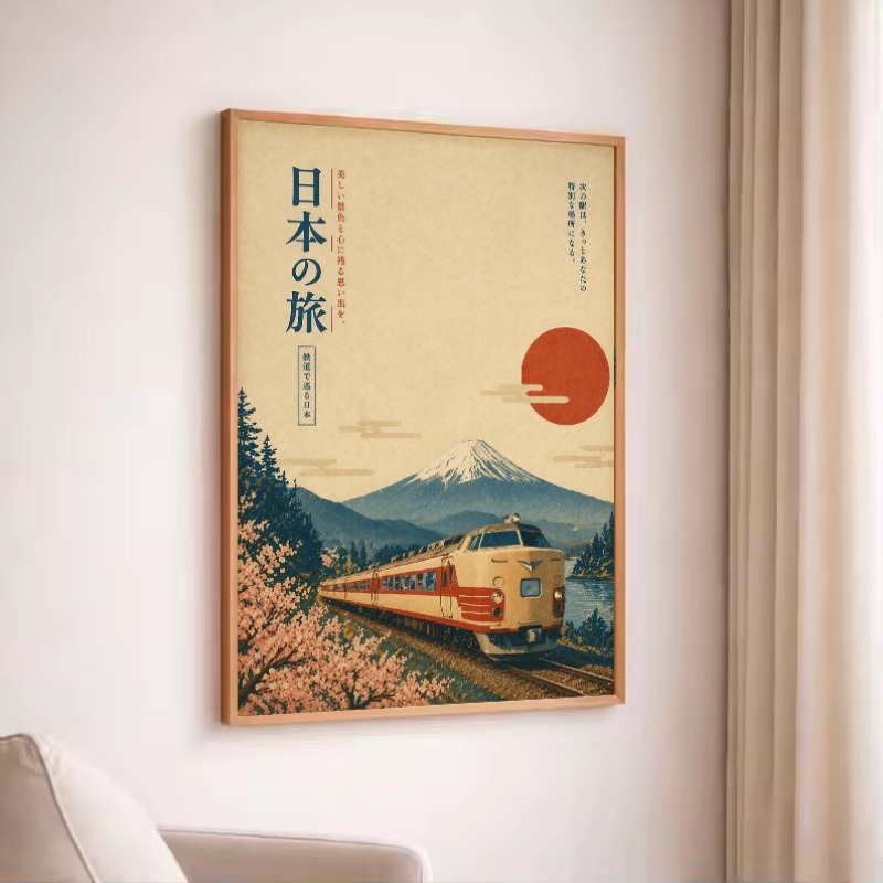 Affiche sur toile vintage japo - Japanese Lifestyle And Traditions avis et prix