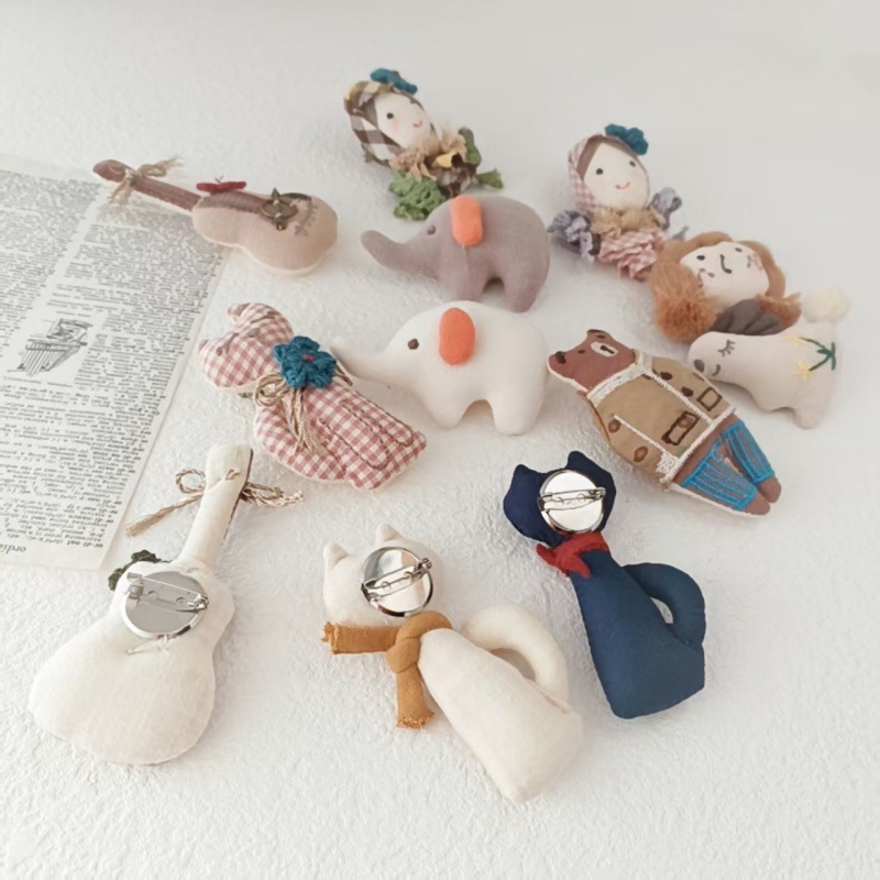 Broche artisanale en coton et  - Japan Lifestyle And Culture avis et prix