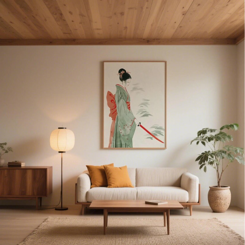 Monte Fuji & Crane japonais im - Japanese Lifestyle And Traditions avis et prix